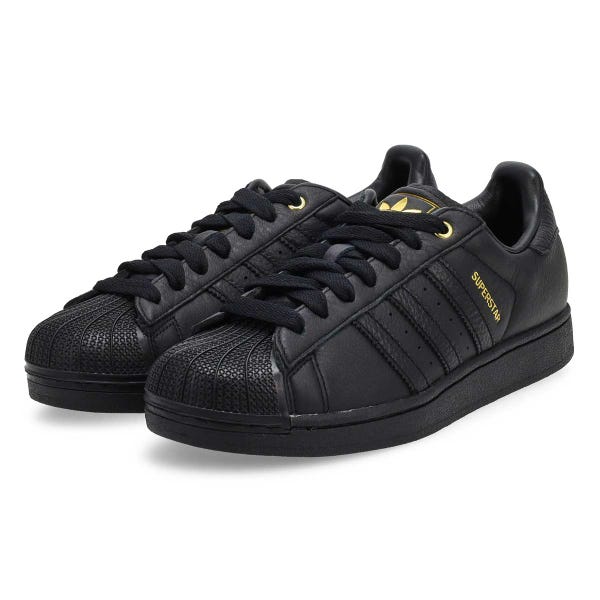 Men's Superstar II Lace Up Sneaker - Black/Black/Gold Metallic