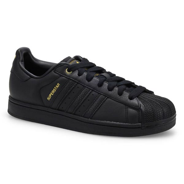 Men's Superstar II Lace Up Sneaker - Black/Black/Gold Metallic