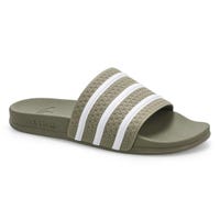 Men's Adilette OG Comfort Sandal - Silver Pebble/White