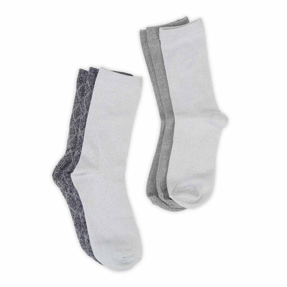 Women's Diamond Texture Socks -3pk