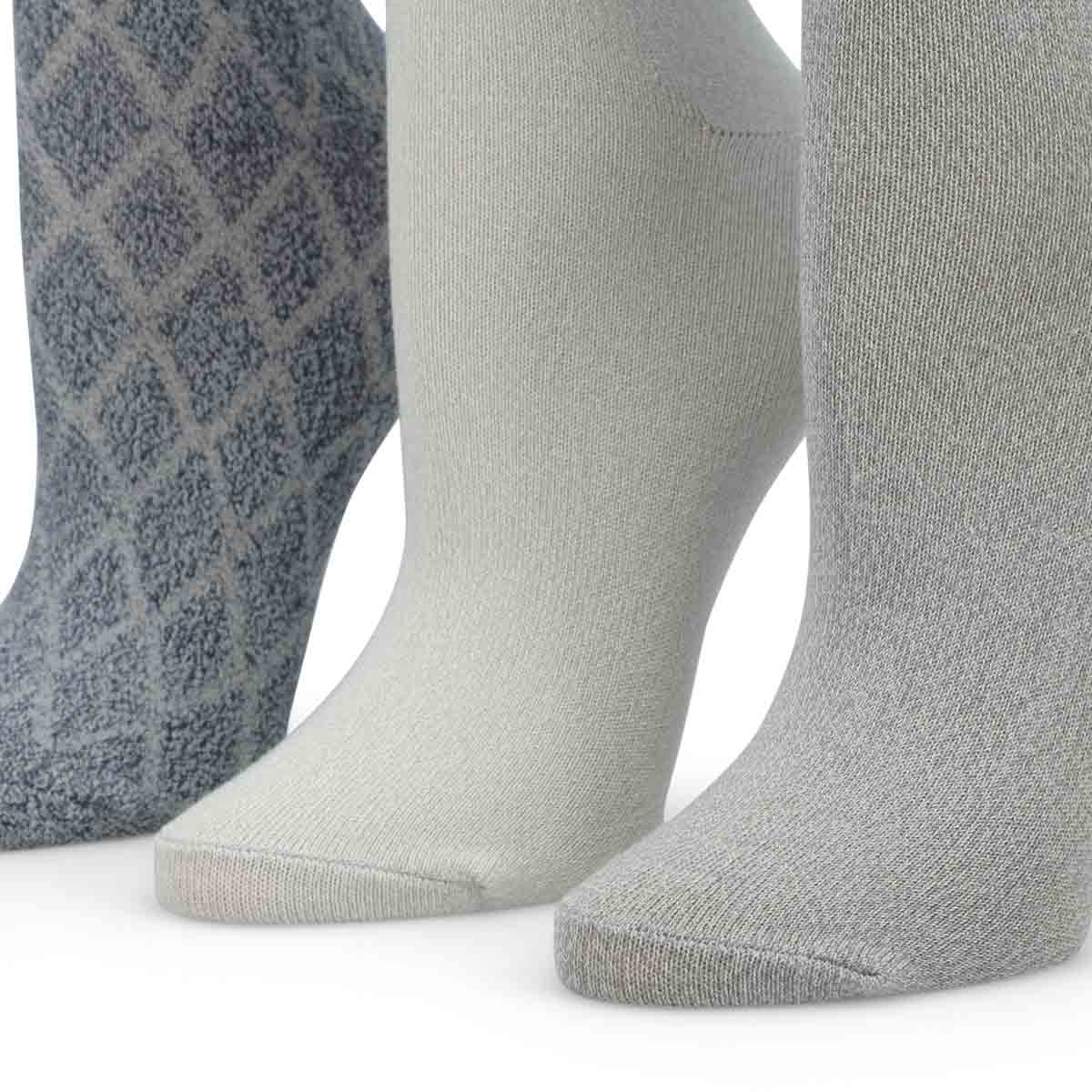 Women's Diamond Texture Socks -3pk