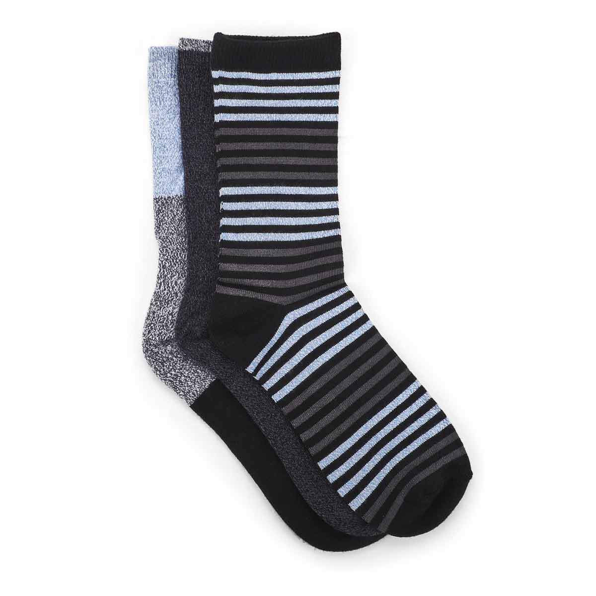 K Bell Women's Soft & Dreamy Crew Sock 3 Pack