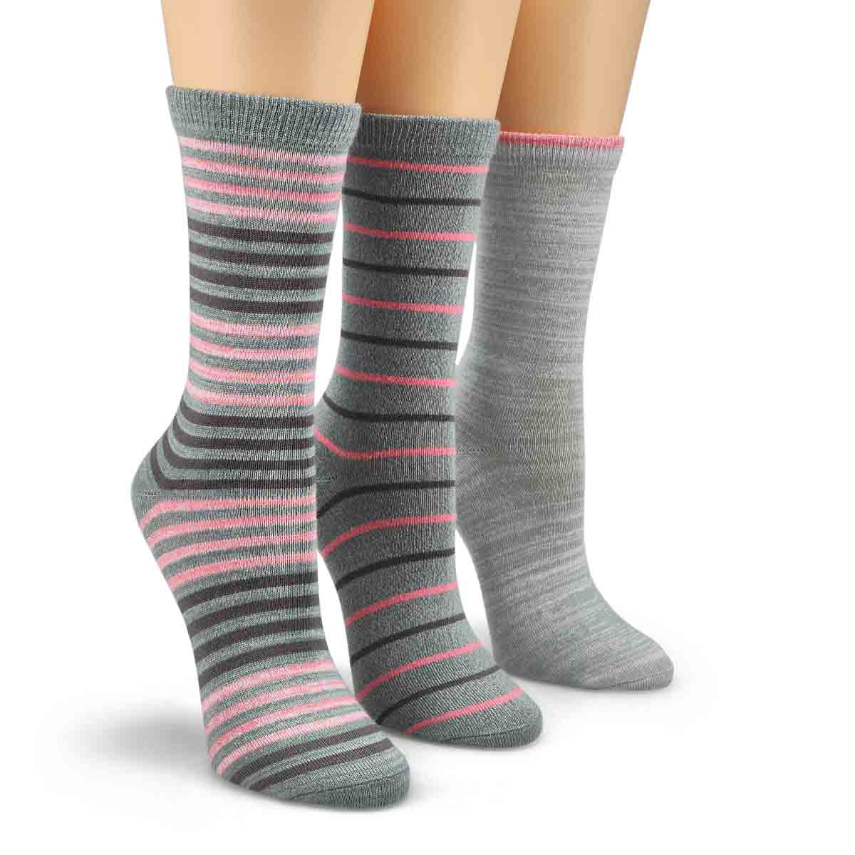 Chaussettes SOFT & DREAMY CREW, femmes - 3 paires