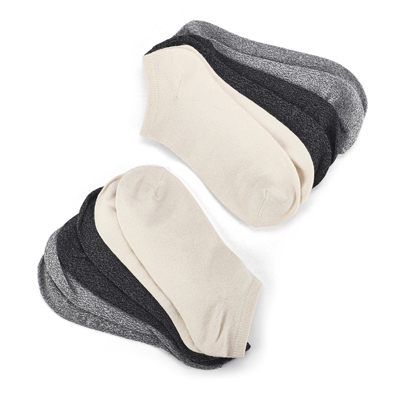 Lds Soft & Dreamy No Show Sock 6 Pack - Marled