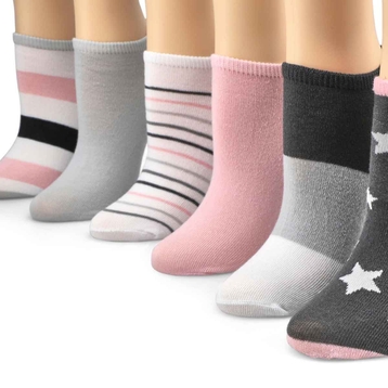 Women's Soft & Dreamy Stars Sock 6 Pack - Assorted