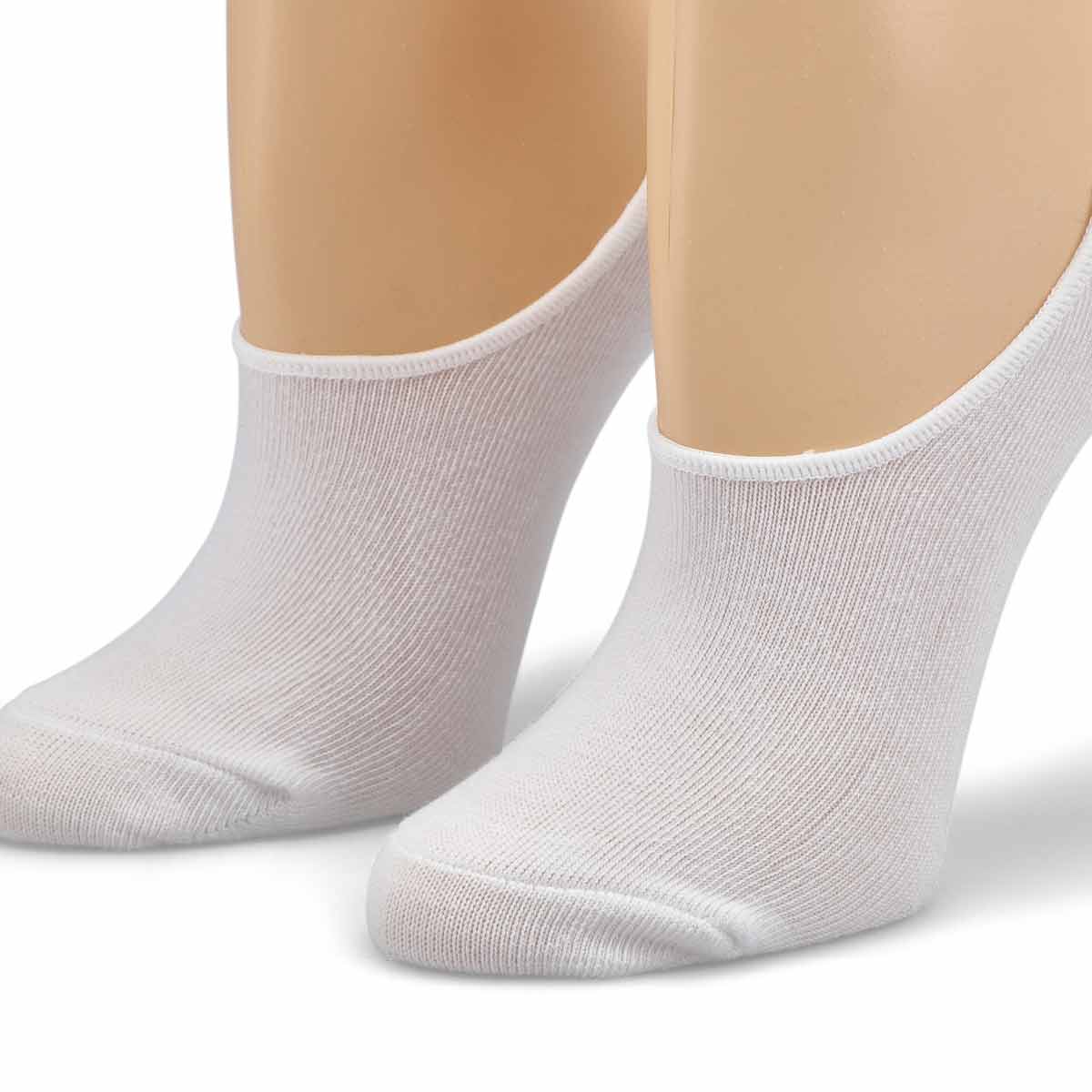 Socquettes sport SOLID, blanc, femmes - 6 paires