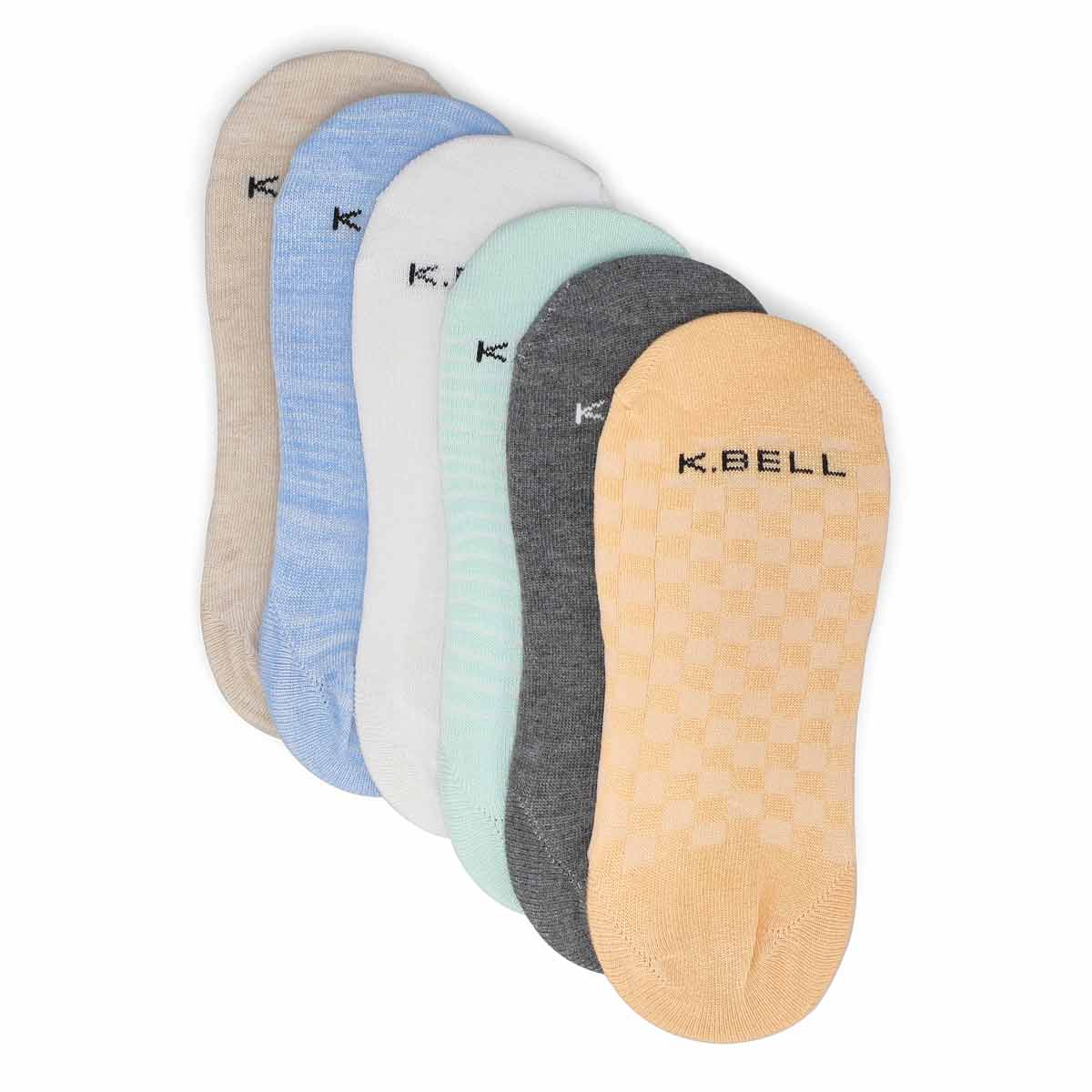 Women's Tonal Check Liner 6 Pack - Assorted