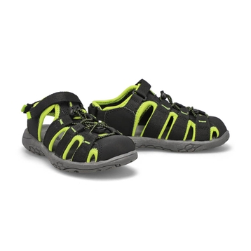 Boys' Kyle Fisherman Sandal - Black Lime/Green