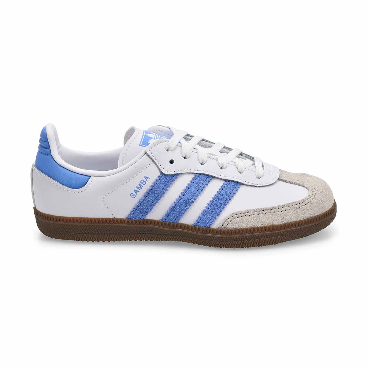 Adidas Kids' Samba OG C Lace Up Sneaker - Wh | SoftMoc.com