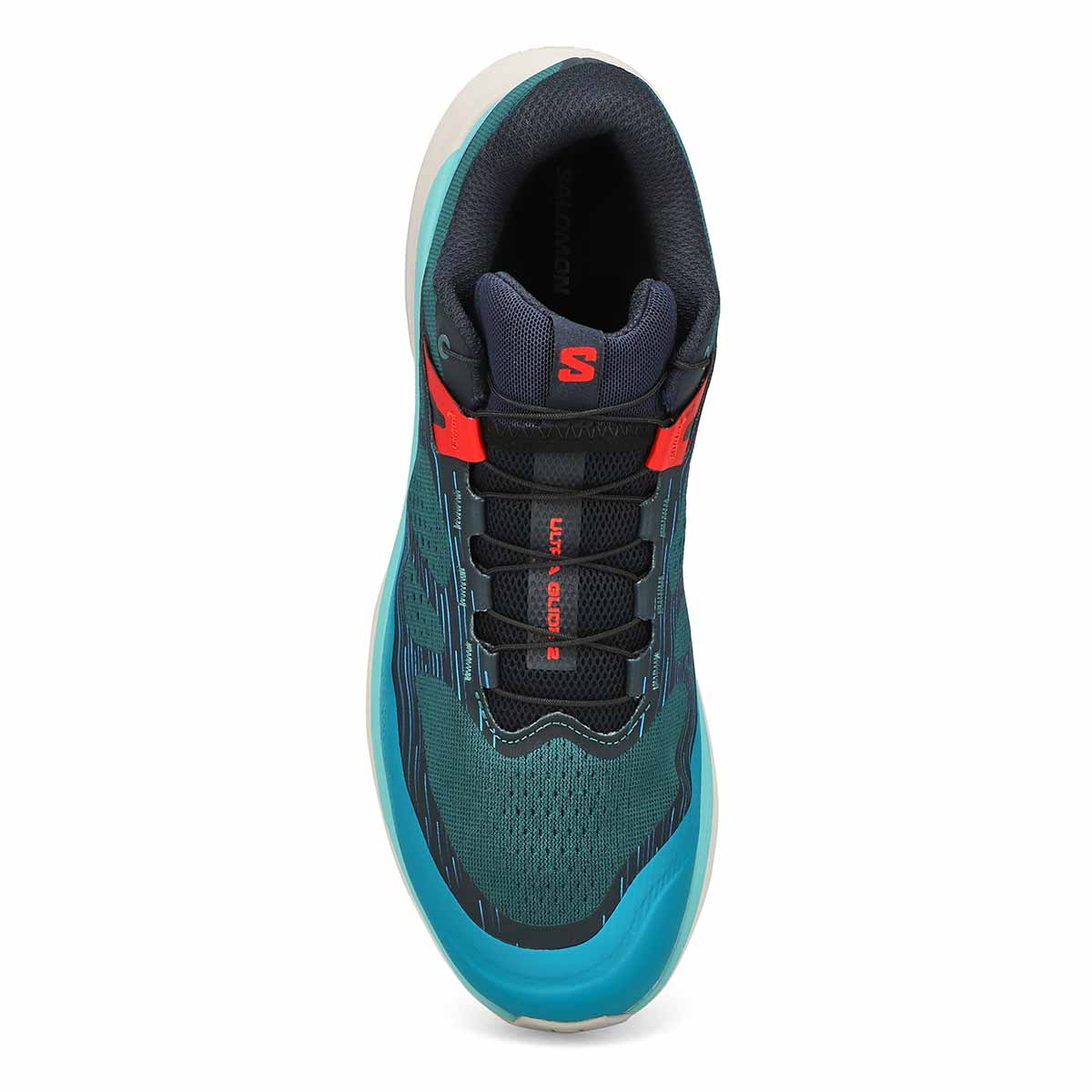 Men's Ultra Glide 2 Trail Runner Energy Foam Performance Runner - Atlantic Deep/ Blue/ Red