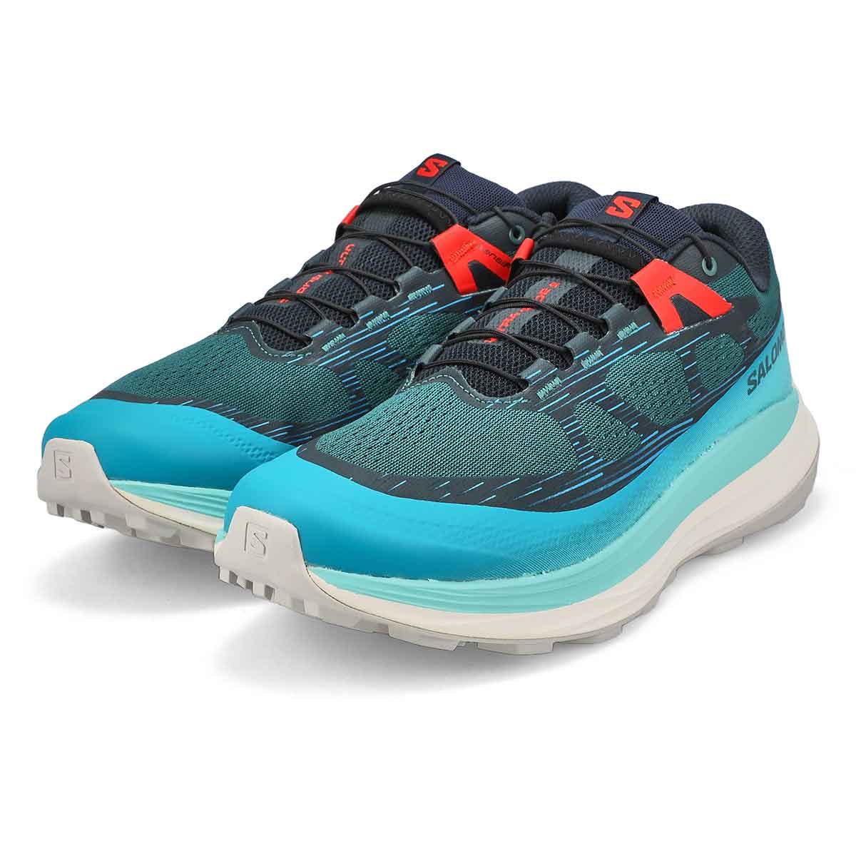 Men's Ultra Glide 2 Trail Runner Energy Foam Performance Runner - Atlantic Deep/ Blue/ Red