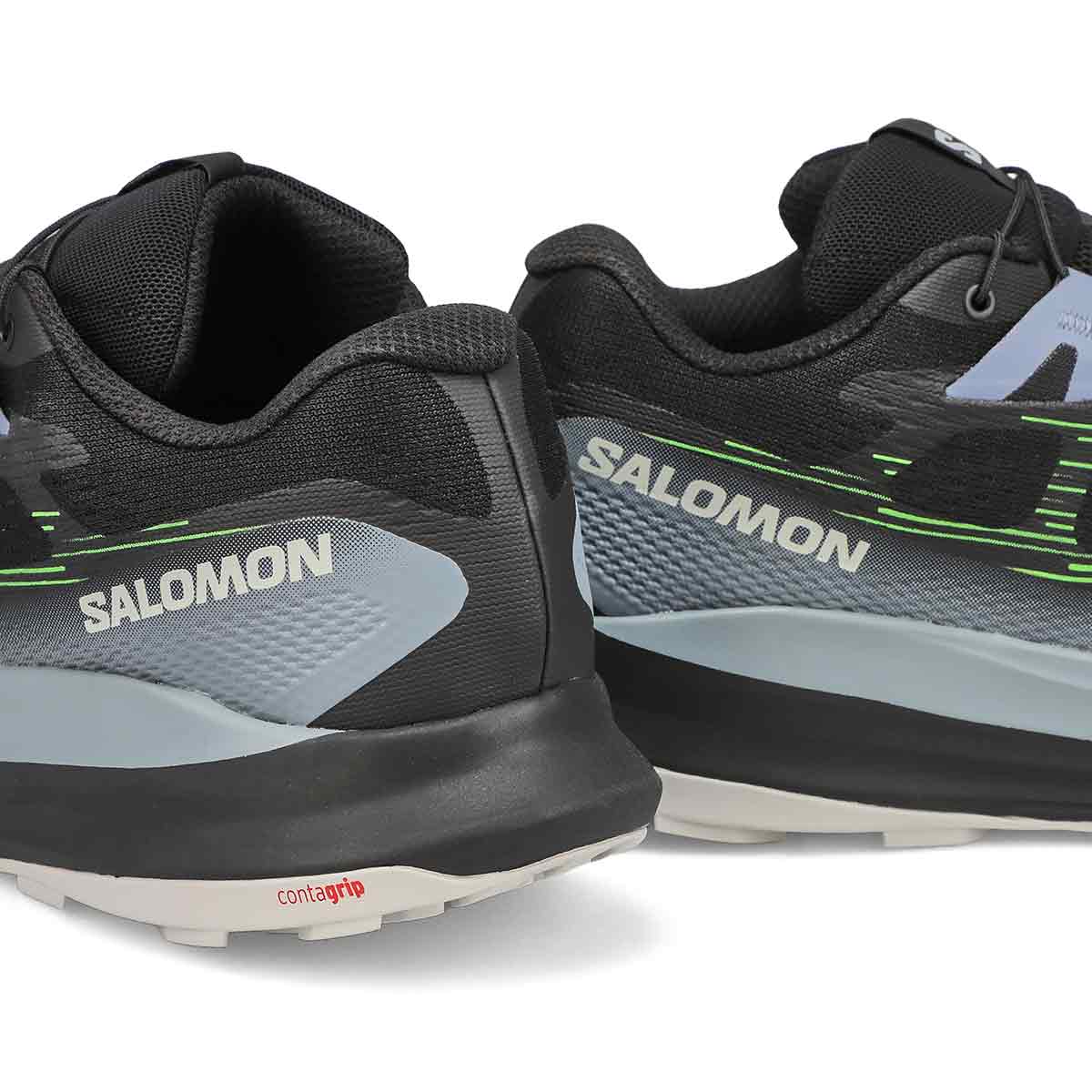 Men's Ultra Glide 2 Trail Runner Energy Foam Performance Runner - Black/Flint Stone/Green Gecko