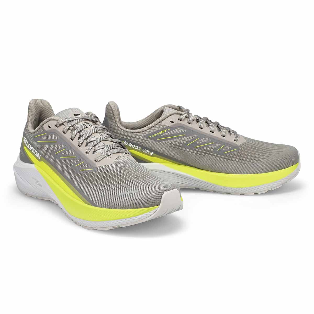 Baskets de performance AERO BLAZE 2 ENERGY FOAM, gris/soufre/blanc, hommes