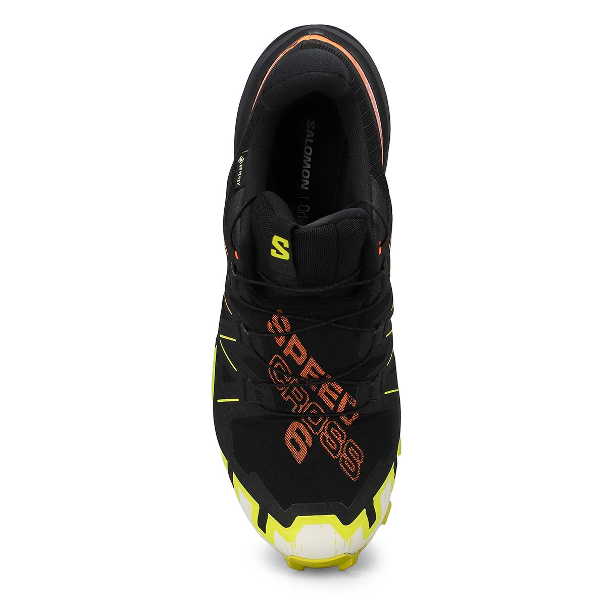 Men's Speedcross 6 GTX Waterproof Performance Sneaker - Black/ Sulphur Spring/ Bird of Paradise