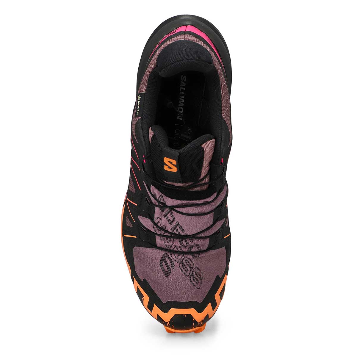 Women's Speedcross 6 GTX Waterproof Performance Sneaker - Black/ Sulphur Spring/ Bird of Paradise