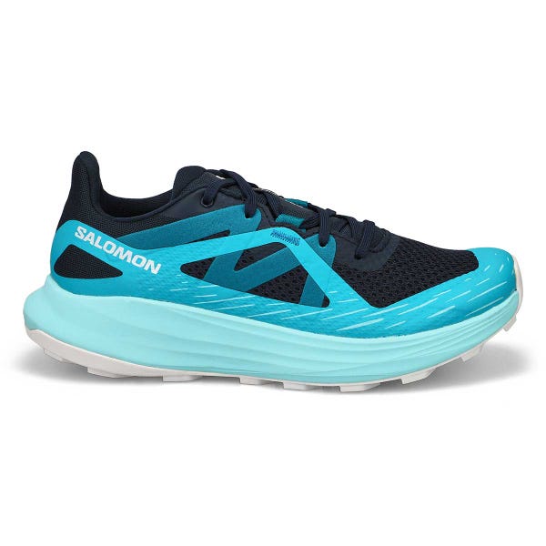 Chaussure de course de performance ULTRA FLOW FOAM, carbone/bleu paon/blanc, femmes