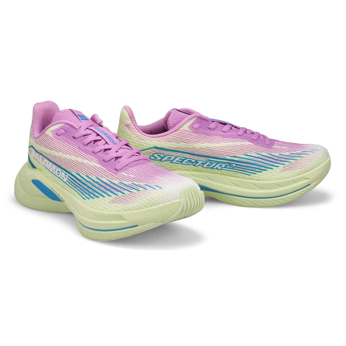 Women's Spectur 2  Performance Runner - Violet/Green/Blue