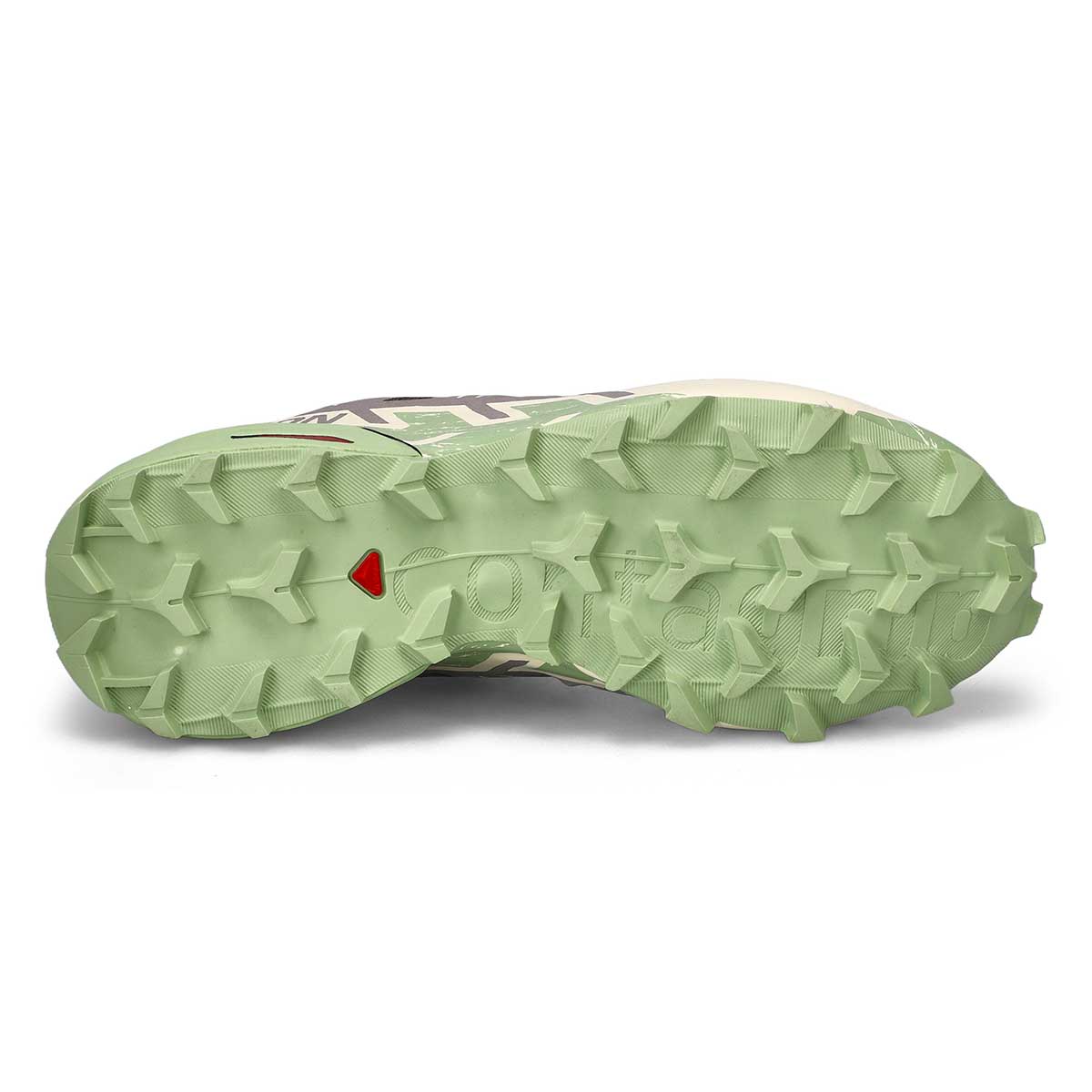 Baskets de performance SPEEDCROSS 6, gris/glace vanille/vert fumée, femmes