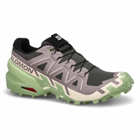 Baskets de performance SPEEDCROSS 6, gris/glace vanille/vert fumée, femmes