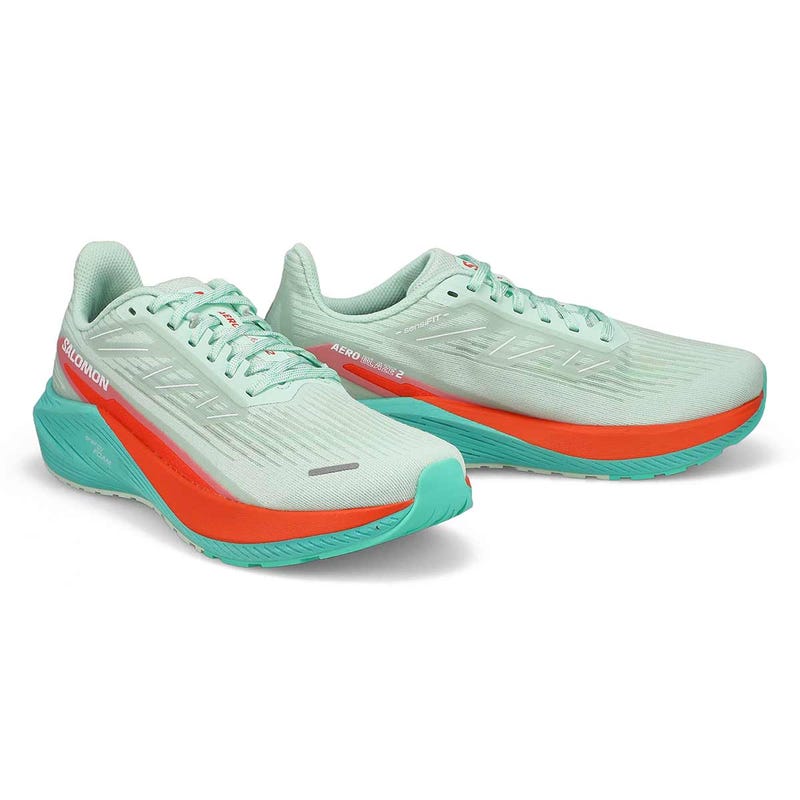 Chaussure de course de performance AERO BLAZE 2 ENERGY FOAM, baie/cerise, vert, femmes