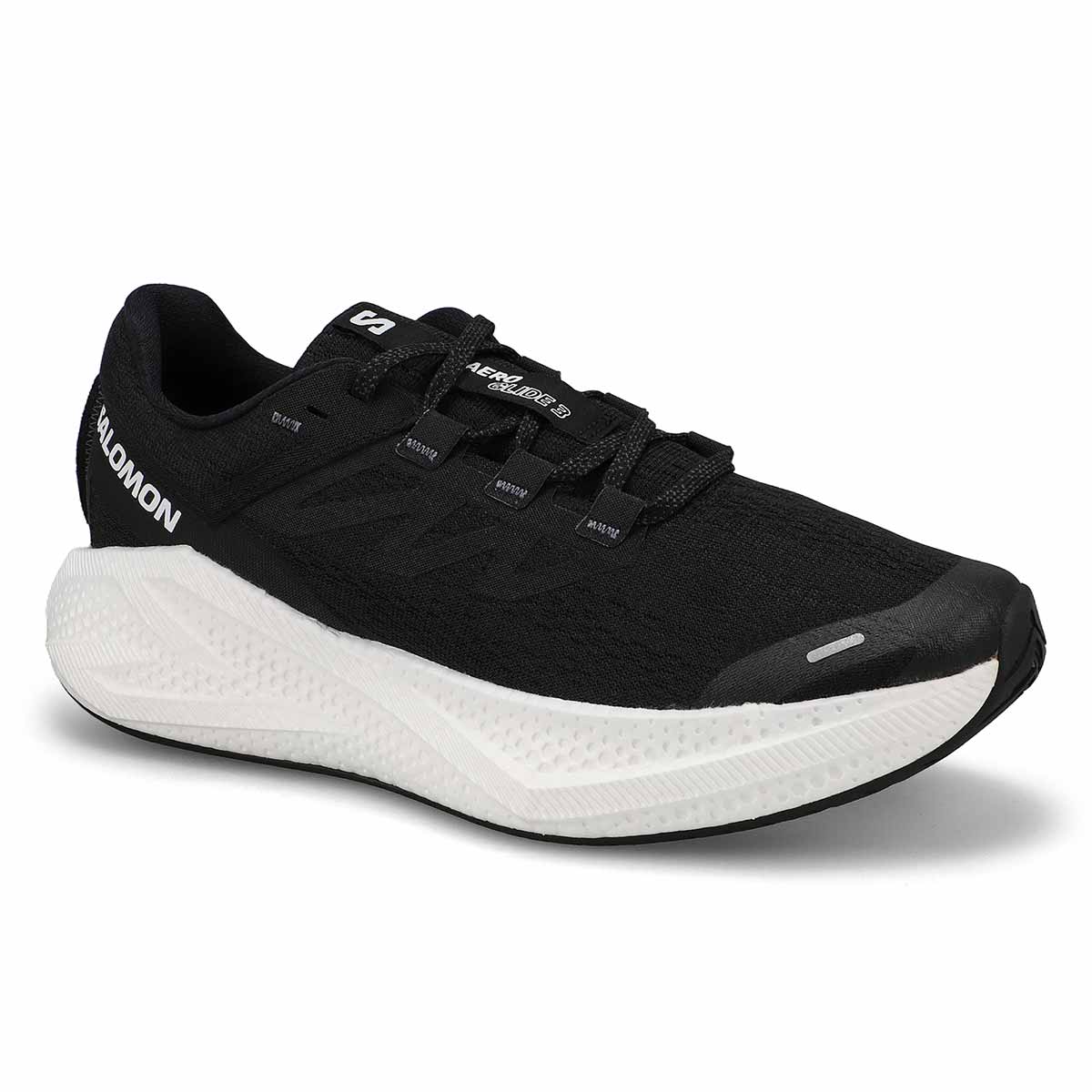 Men's Aero Glide 3 Performance Runner - Black/White/Asphalt