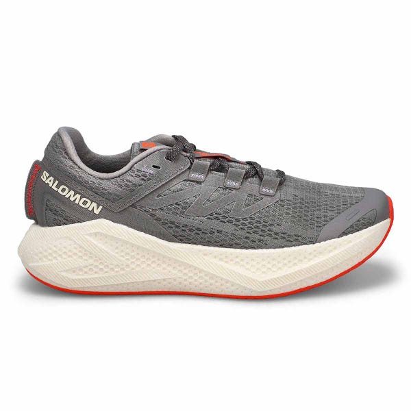 Chaussure de course de performance AERO GLIDE 3, gris/glace vanille/flamme néon, hommes