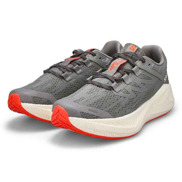 Chaussure de course de performance AERO GLIDE 3, gris/glace vanille/flamme néon, hommes