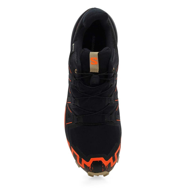 Baskets de performance imperméables SPEEDCROSS 6 GTX, noir/orange/poivre blanc, hommes