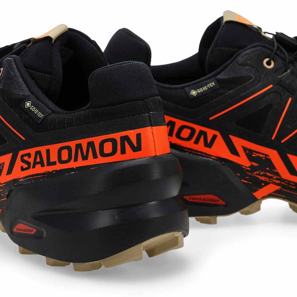 Baskets de performance imperméables SPEEDCROSS 6 GTX, noir/orange/poivre blanc, hommes