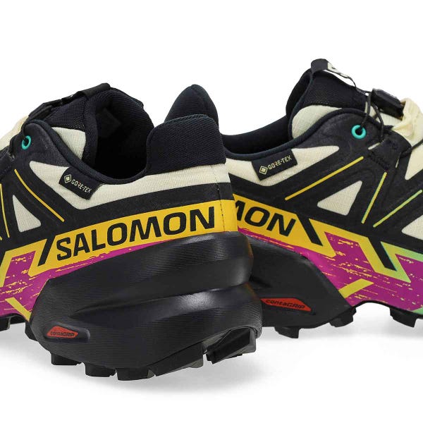 Women's Speedcross 6 GTX Waterproof Performance Sneaker - Transparent Yellow/Black/Waterfall