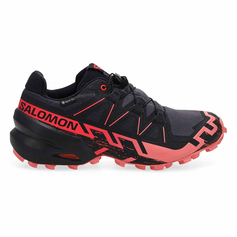 Women's Speedcross 6 GTX Waterproof Performance Sneaker - Nine Iron/Black/Flamingo Pink
