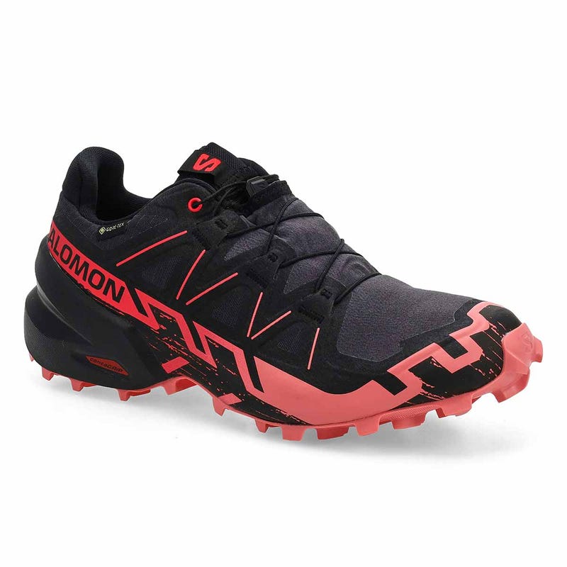 Women's Speedcross 6 GTX Waterproof Performance Sneaker - Nine Iron/Black/Flamingo Pink