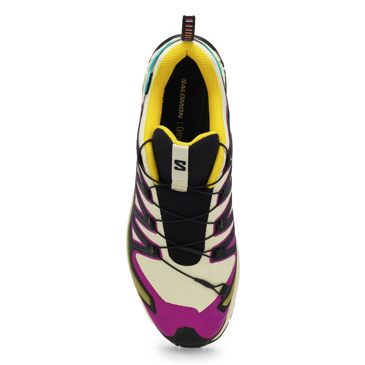 Men's XA Pro 3D V9 GTX Waterproof Performance Sneaker - Transparent Yellow/Black/Waterfall