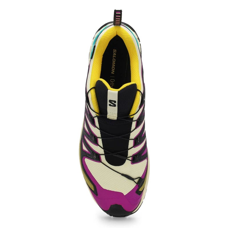 Baskets de performance imperméables XA PRO 3D V9 GTX, jaune transparent/noir/chute d'eau, hommes