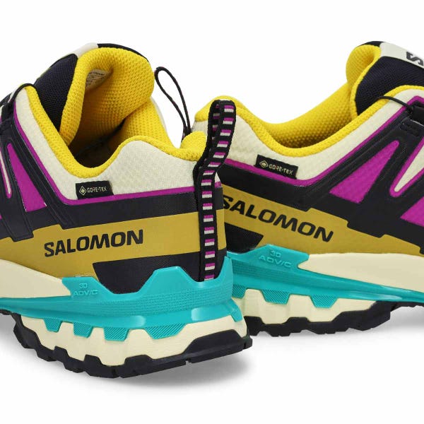 Baskets de performance imperméables XA PRO 3D V9 GTX, jaune transparent/noir/chute d'eau, hommes