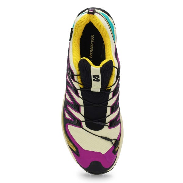 Women's  XA Pro 3D V9 GTX Waterproof Performance Sneaker - Transparent Yellow/Black/Waterfall