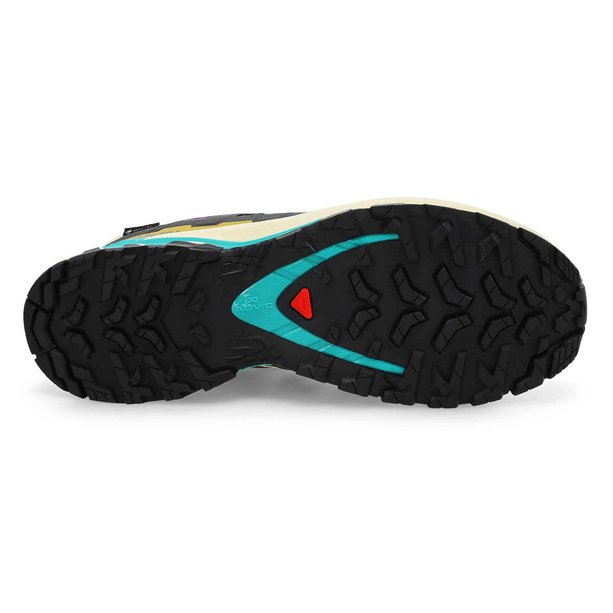 Women's  XA Pro 3D V9 GTX Waterproof Performance Sneaker - Transparent Yellow/Black/Waterfall