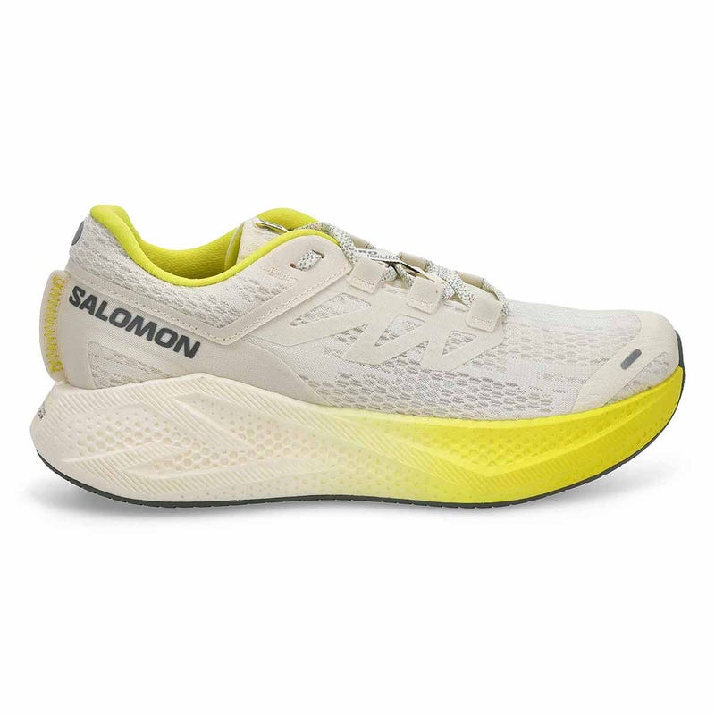 Baskets de performance AERO GLIDE 3, glace à la vanille/jaune éclatant/sauge de Sedona, hommes