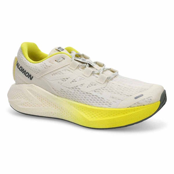 Baskets de performance AERO GLIDE 3, glace à la vanille/jaune éclatant/sauge de Sedona, hommes
