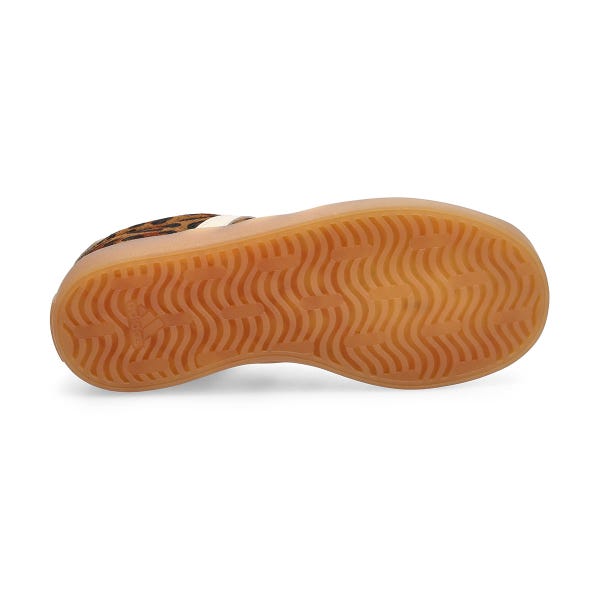 Espadrille à lacets VL Court 3.0 K pour filles - Blanc crème/Mesa/Noir