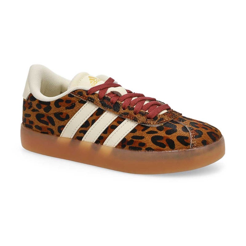 Espadrille à lacets VL Court 3.0 K pour filles - Blanc crème/Mesa/Noir