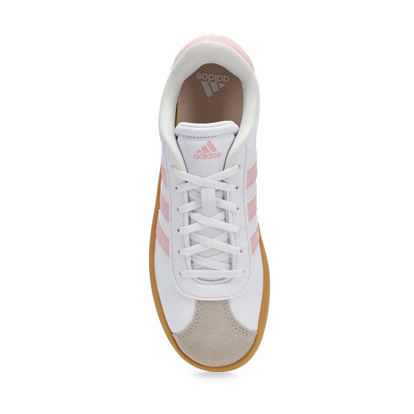 Basket à lacets VL COURT 3.0 K, blanc/rose/gomme, filles