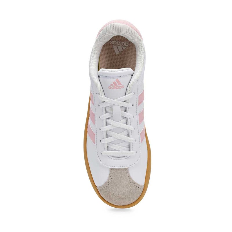 Basket à lacets VL COURT 3.0 K, blanc/rose/gomme, filles