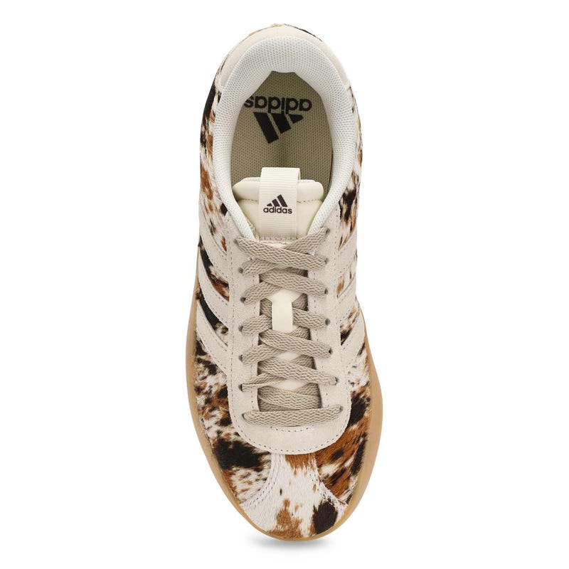 Women's  VL Court 3.0 Lace Up Sneaker - Off White/Trace Brown