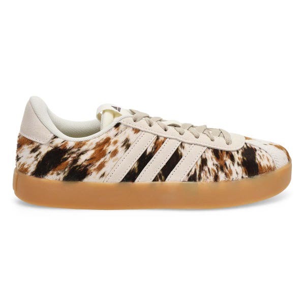 Women's  VL Court 3.0 Lace Up Sneaker - Off White/Trace Brown