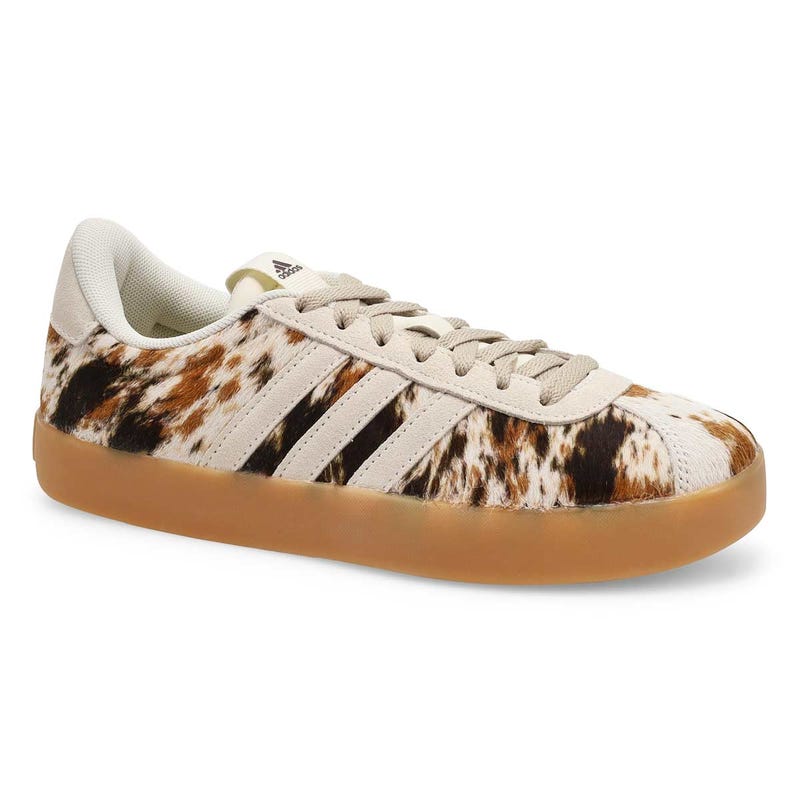 Women's  VL Court 3.0 Lace Up Sneaker - Off White/Trace Brown