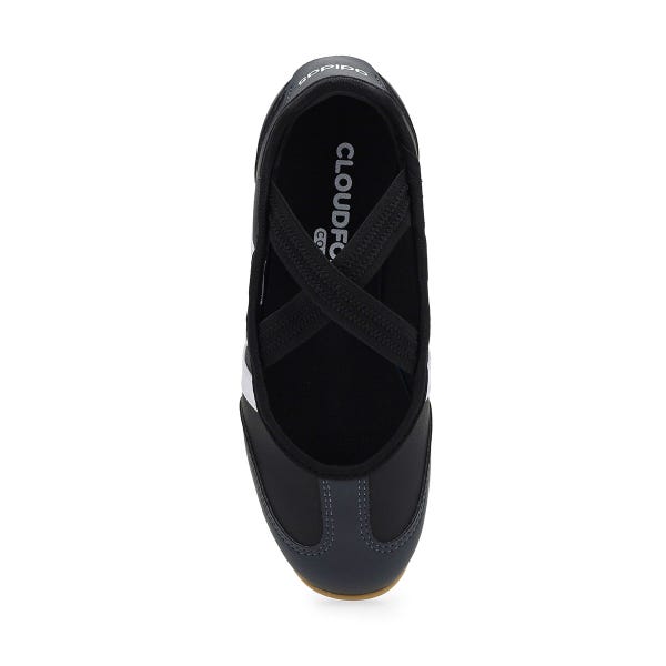 Girls'  Barreda Mary Jane J Low Profile Sneaker - Black/White/Carbon