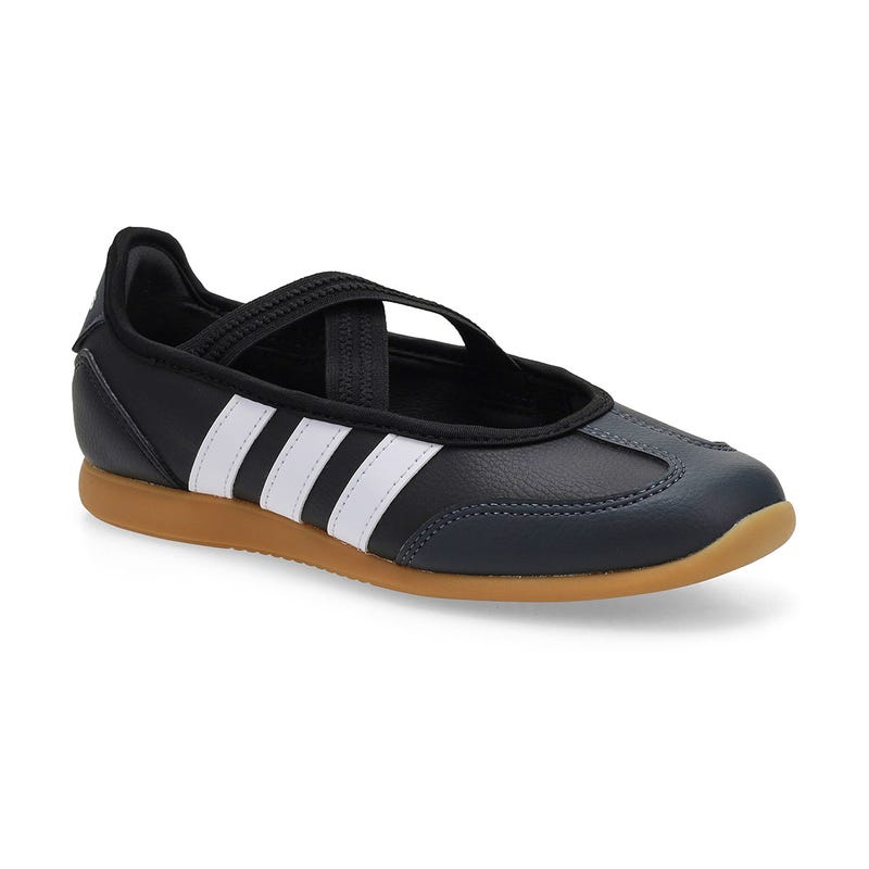 Girls'  Barreda Mary Jane J Low Profile Sneaker - Black/White/Carbon