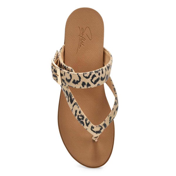 Tong décontractée LACEY, havane/noir, femmes