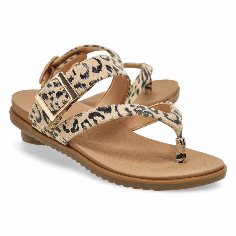 Tong décontractée LACEY, havane/noir, femmes